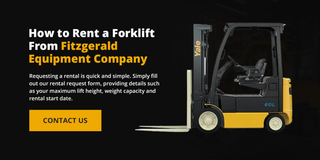 Rent A Forklift With Fitzgerald Equipment